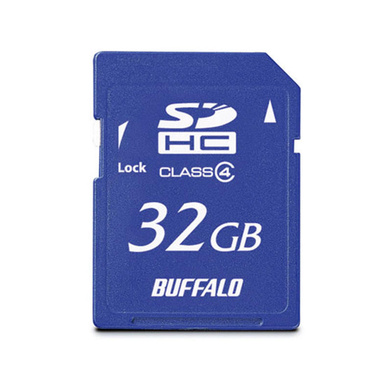 バッファロー Class4 SDHCカード 32GB RSDC-S32GC4B 1個（ご注文単位1個）【直送品】