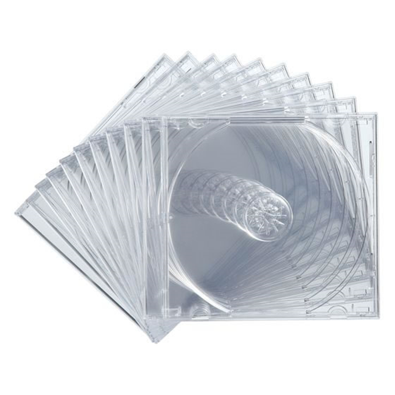 サンワサプライ Blu-ray・DVD・CDケース クリア 10枚セット 1パック(ご注文単位1パック)【直送品】
