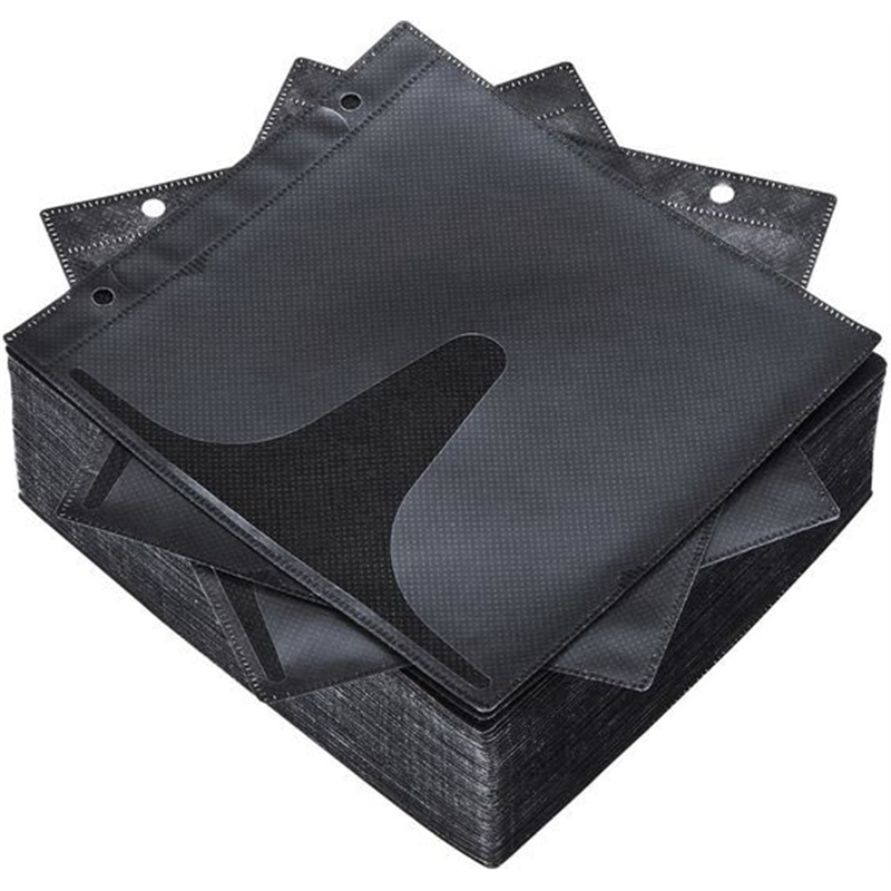 サンワサプライ DVD CD不織布ケース 100枚 ブラック FCD-FR100BKN 1パック（ご注文単位1パック）【直送品】