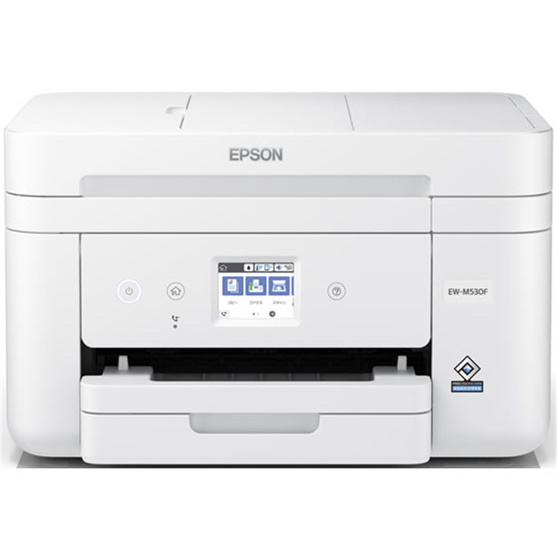 EPSON FAX付A4カラーインクジェット複合機 EW-M530F 1台(ご注文単位1台)【直送品】