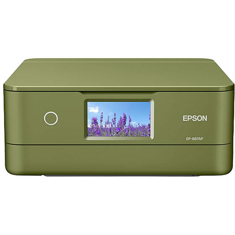 EPSON A4カラーインクジェット複合機 Colorio グリーン EP-887AP 1台（ご注文単位1台）【直送品】