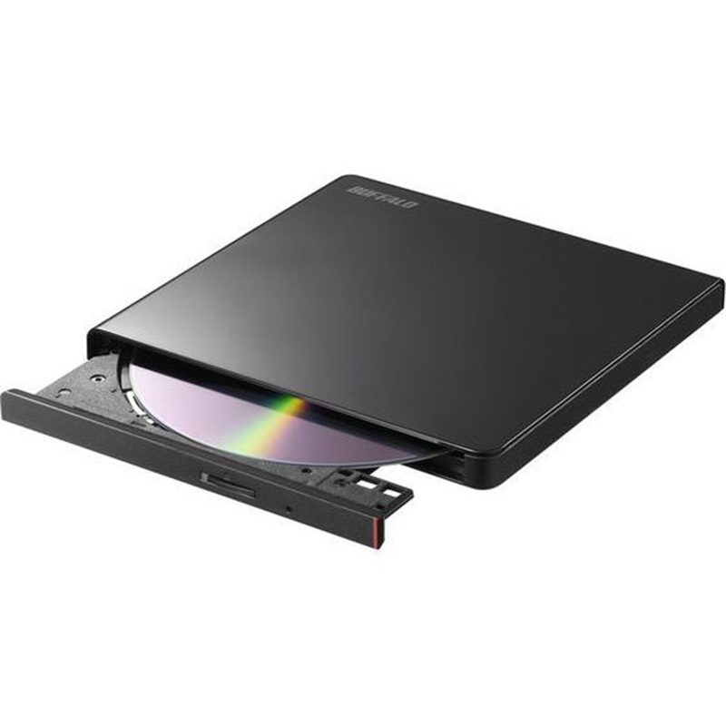 バッファロー USB2.0対応ポータブルDVDドライブ DVSM-PLS8U2-BKB 1台（ご注文単位1台）【直送品】