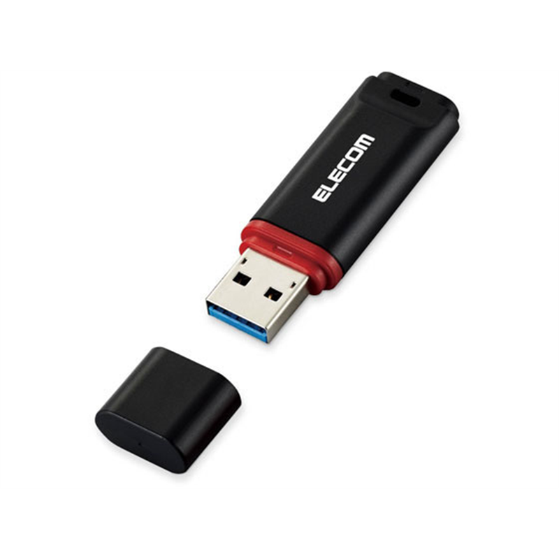 エレコム データ復旧付USB3.2 Gen1メモリ 32GB MF-DRU3032GBKR 1個（ご注文単位1個）【直送品】