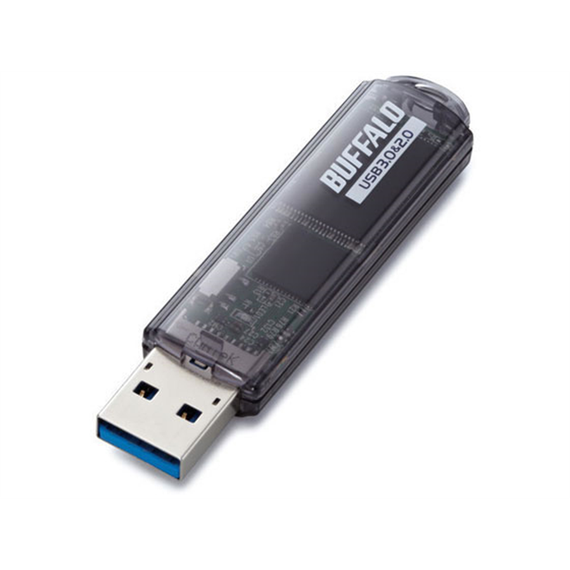 バッファロー USB3.0 USBメモリ 32GB ブラック RUF3-C32GA-BK 1個（ご注文単位1個）【直送品】