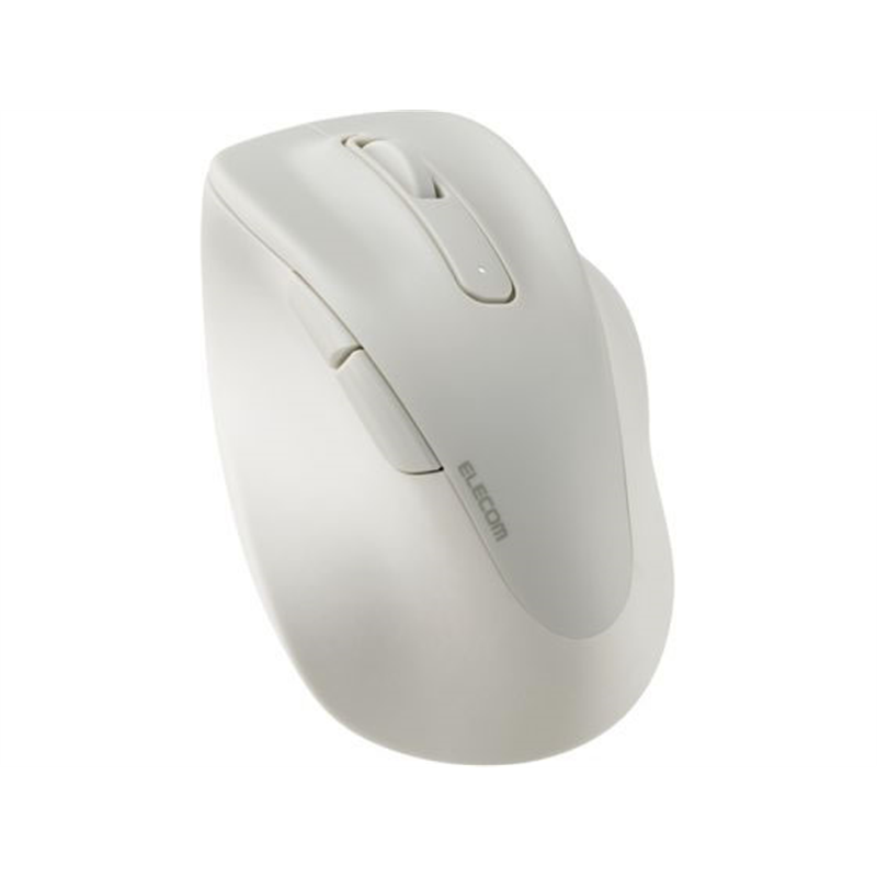 エレコム 無線マウス EX-G 2.4GHz 5ボタン Mサイズ ホワイト 1個（ご注文単位1個）【直送品】