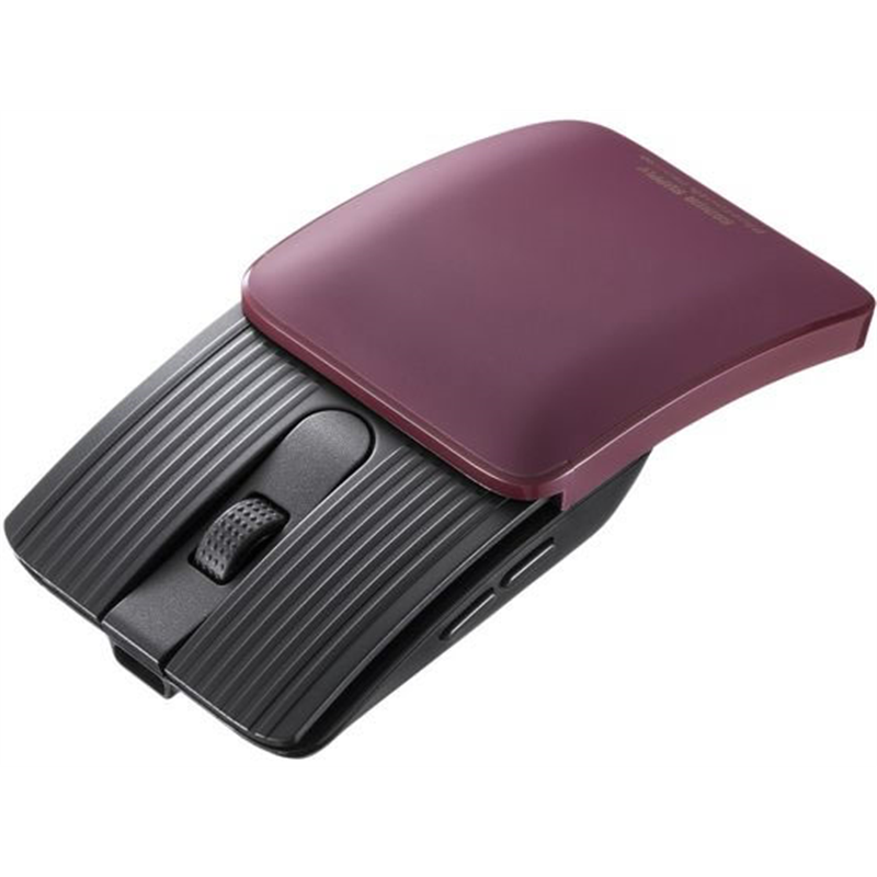 サンワサプライ 静音モバイルBluetoothマウス レッド MA-BBS526R 1個（ご注文単位1個）【直送品】