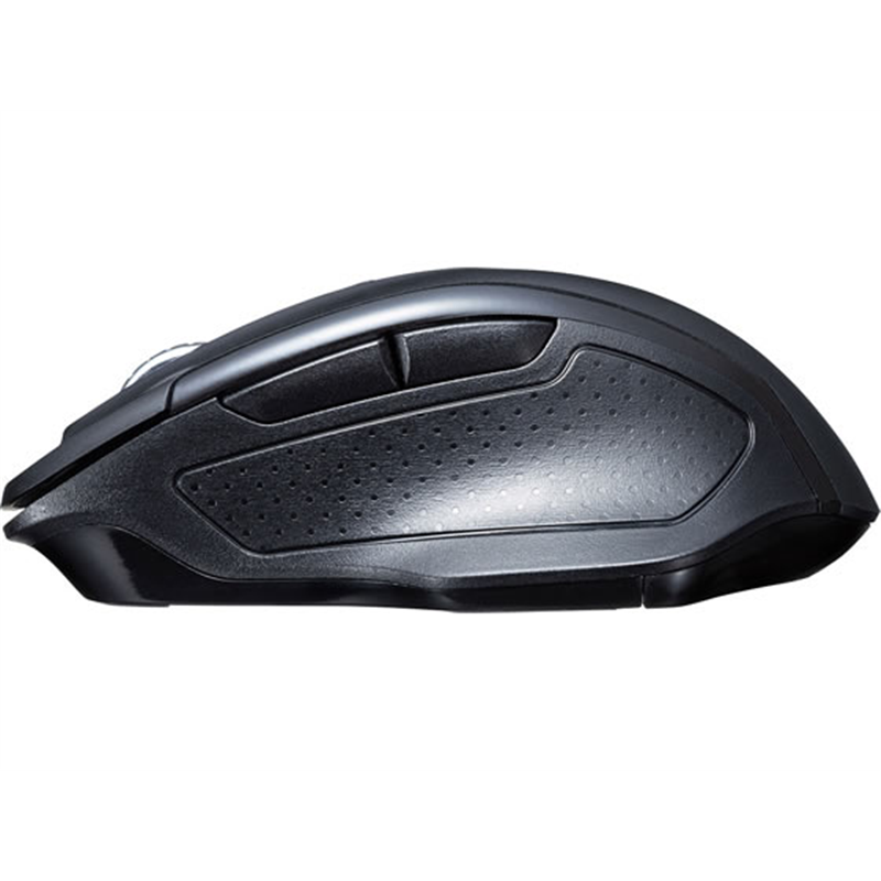 サンワサプライ 静音ワイヤレスブルーLEDマウス MA-WBLC169BK 1個（ご注文単位1個）【直送品】