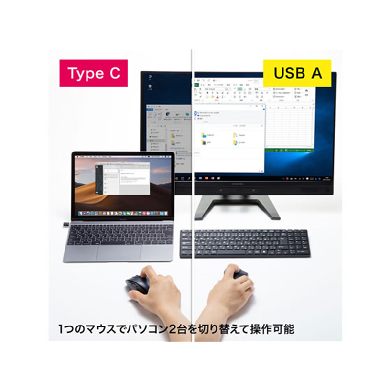 サンワサプライ 静音ワイヤレスブルーLEDマウス MA-WBLC169BK 1個（ご注文単位1個）【直送品】
