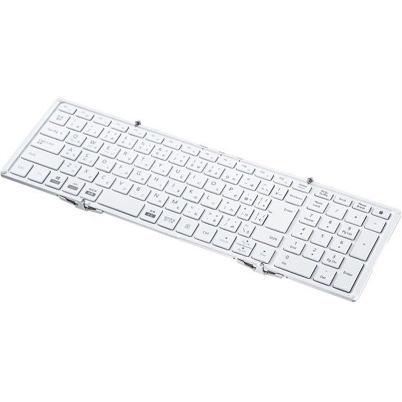 サンワサプライ Bluetooth折りたたみフルキーボード SKB-BT35W 1個（ご注文単位1個）【直送品】