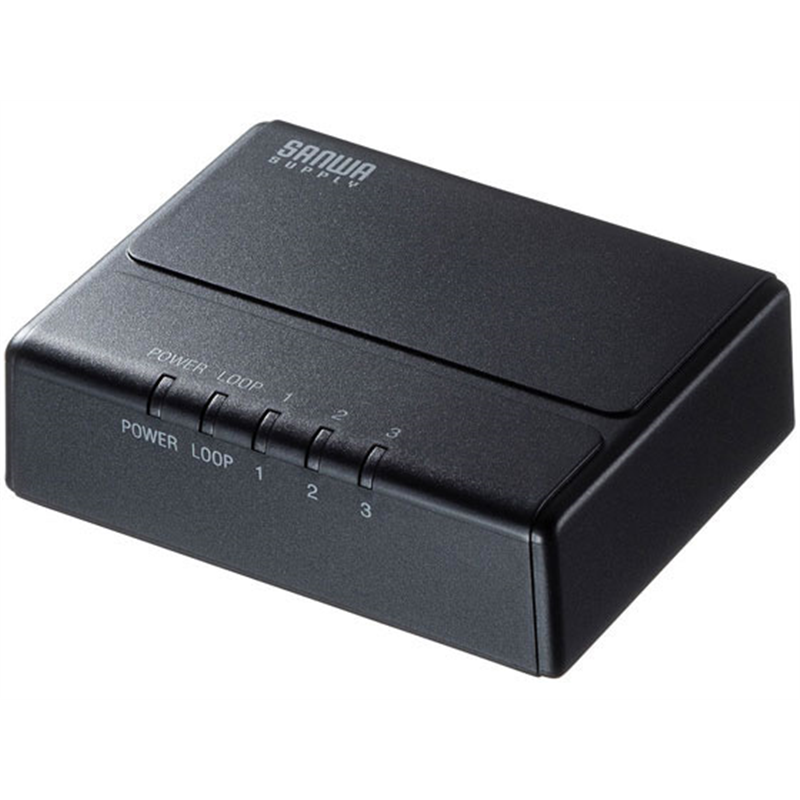 サンワサプライ ギガビット対応 スイッチングハブ3ポート マグネット付き 1個（ご注文単位1個）【直送品】