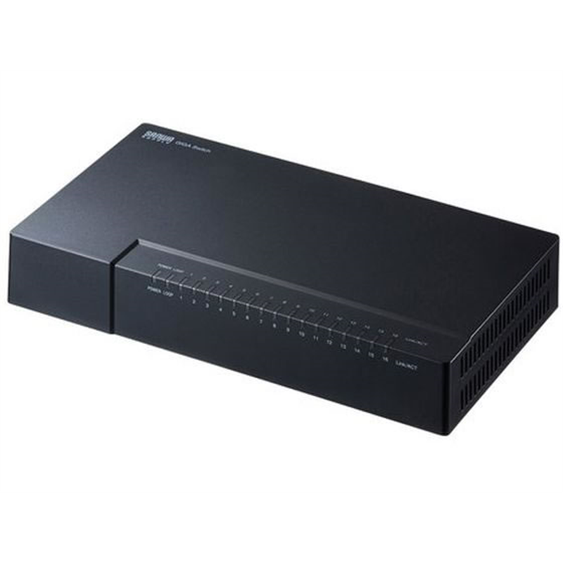 サンワサプライ ギガビット対応スイッチングハブ(16ポート) 1個（ご注文単位1個）【直送品】