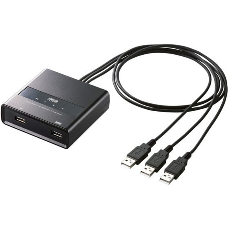 サンワサプライ キーボード・マウス用パソコン切替器 3:1 SW-KM3UU 1台（ご注文単位1台）【直送品】