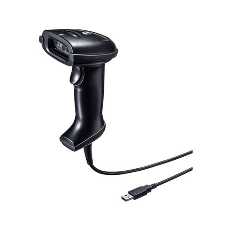 サンワサプライ 2次元バーコードリーダー(ハンディタイプ) BCR-2D5BK 1個（ご注文単位1個）【直送品】