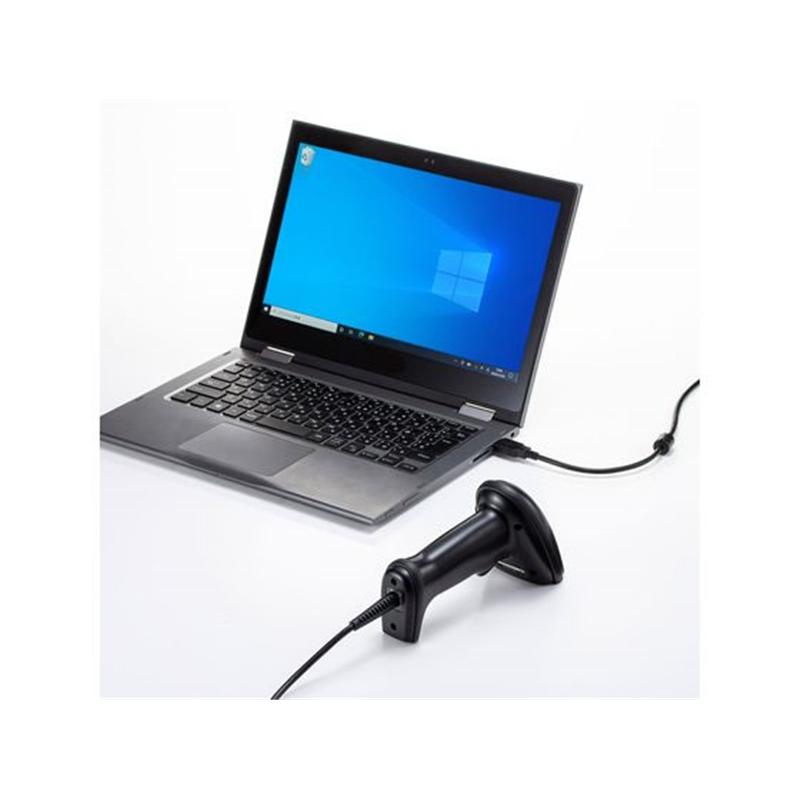 サンワサプライ 2次元バーコードリーダー(ハンディタイプ) BCR-2D5BK 1個(ご注文単位1個)【直送品】