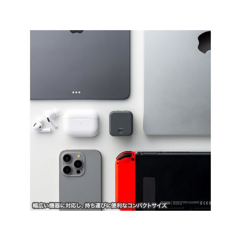 サンワサプライ USB PD対応キューブ型AC充電器 ACA-PD105BK 1個(ご注文単位1個)【直送品】