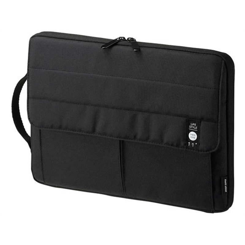 サンワサプライ カジュアルPCインナーケース 11.6型ワイド ブラック 1個（ご注文単位1個）【直送品】