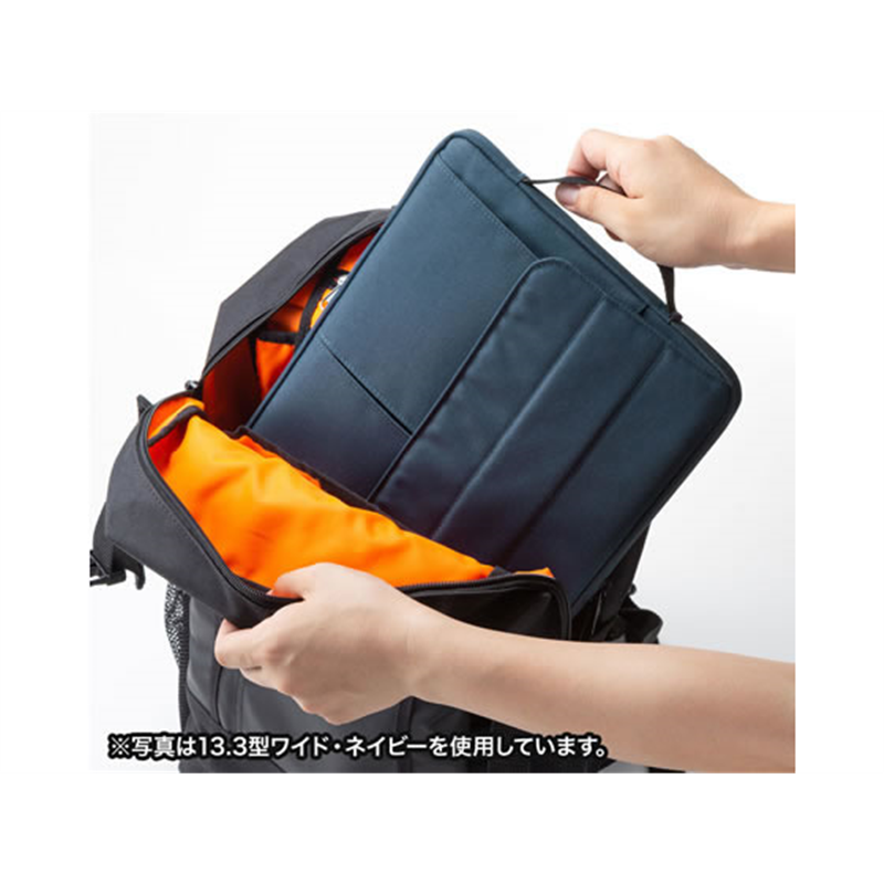 サンワサプライ カジュアルPCインナーケース 11.6型ワイド ブラック 1個（ご注文単位1個）【直送品】