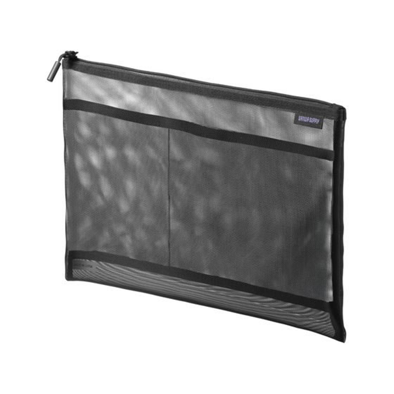 サンワサプライ マルチメッシュケース LL ブラック IN-MS4BK 1個（ご注文単位1個）【直送品】