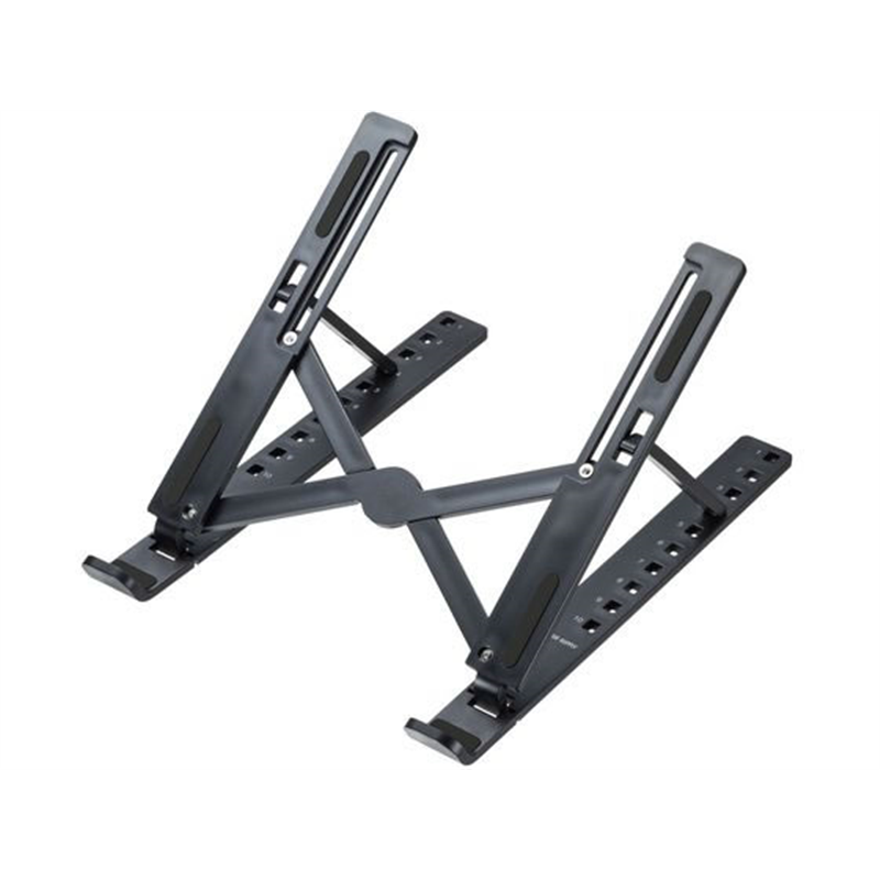 サンワサプライ ノートパソコン用モバイルスタンド 角度調整・折りたたみ 1台（ご注文単位1台）【直送品】