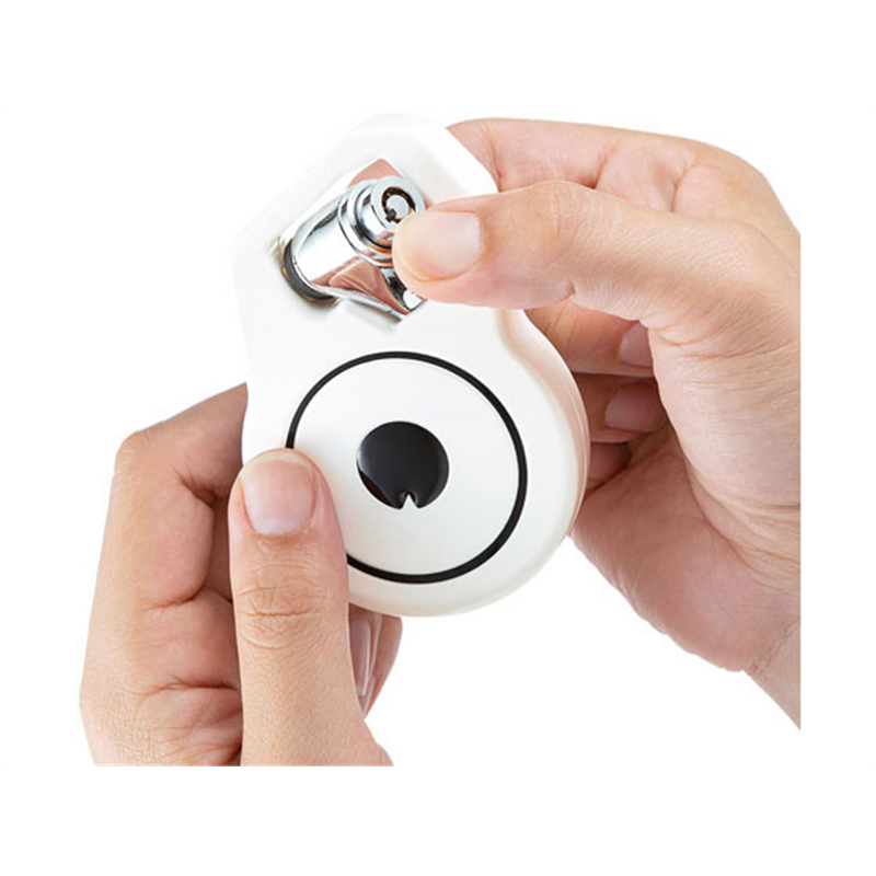 サンワサプライ 巻取り式ワイヤーセキュリティ シリンダ錠 SLE-41S 1個（ご注文単位1個）【直送品】