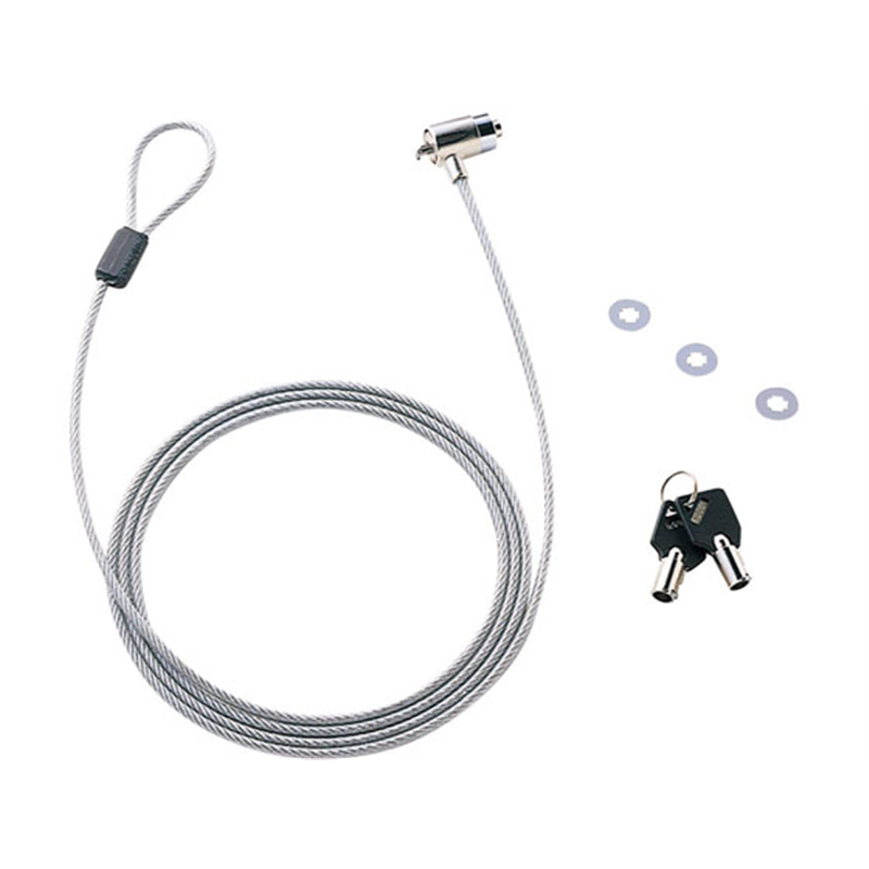 サンワサプライ パソコンセキュリティ シリンダ錠・小型スリムタイプ SL-31S 1セット（ご注文単位1セット）【直送品】