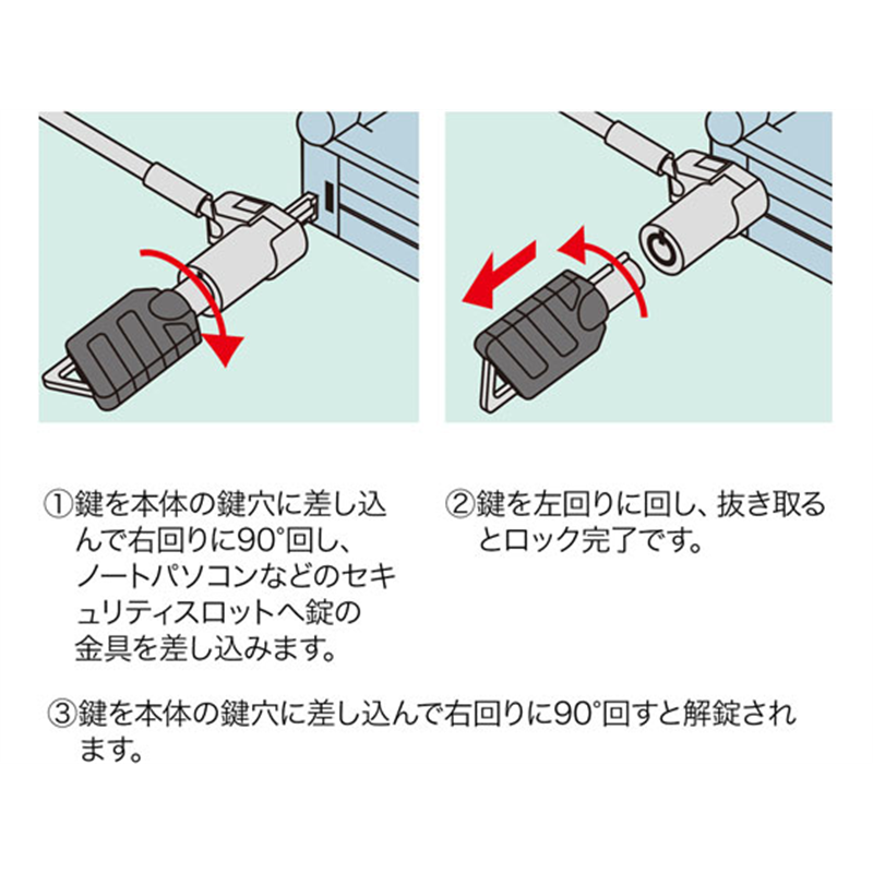 サンワサプライ 超小型シリンダセキュリティ eセキュリティ SLE-25S 1セット（ご注文単位1セット）【直送品】