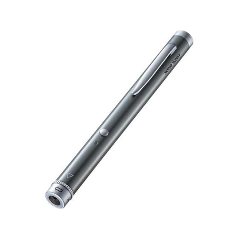 サンワサプライ 照射形状可変グリーンレーザーポインター LP-GL1018GY 1個（ご注文単位1個）【直送品】