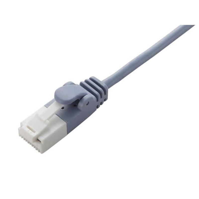 エレコム カテゴリー6スリムLANケーブル ブルー 2m LD-GPST BU20 1本（ご注文単位1本）【直送品】