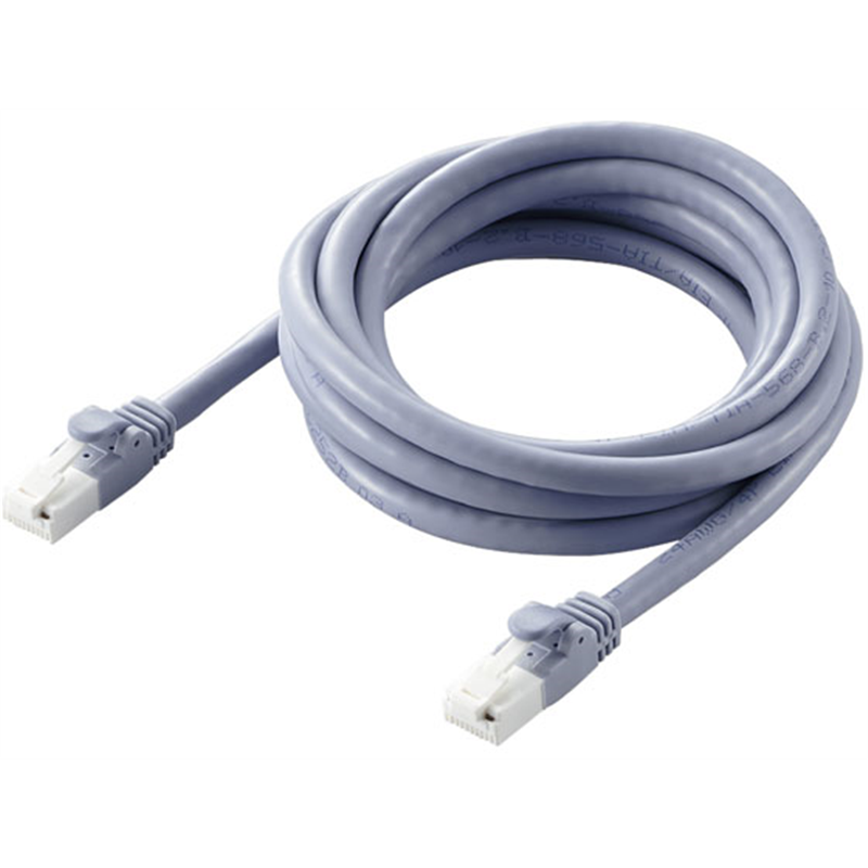 エレコム Cat6a LANケーブル 2m ブルー LD-GPAT BU2 RS 1個（ご注文単位1個）【直送品】