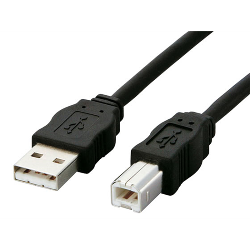 エレコム USB2.0ケーブル RoHS指令対応 A-B 5m USB2-ECO50 1個（ご注文単位1個）【直送品】