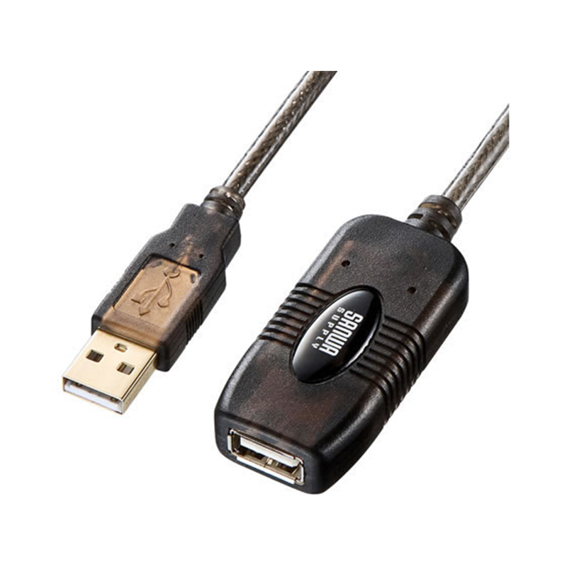 サンワサプライ 20m延長USBアクティブリピーターケーブル KB-USB-R220 1本（ご注文単位1本）【直送品】
