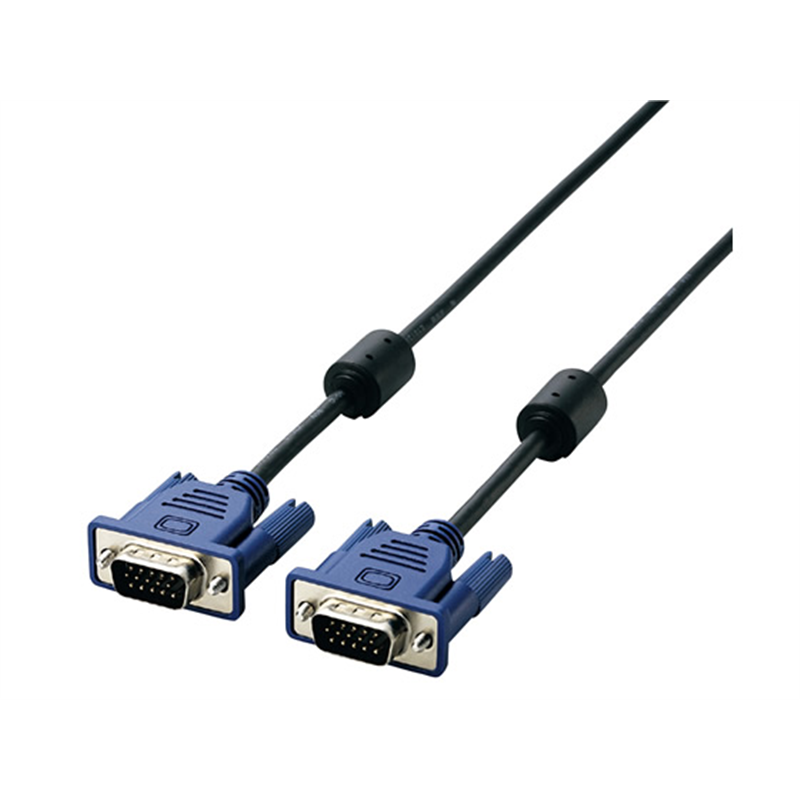 エレコム ディスプレイケーブル D-sub15ピン(ミニ) 3m CAC-30BK RS 1本（ご注文単位1本）【直送品】