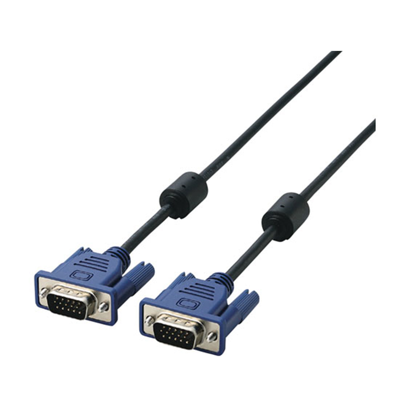 エレコム D-Sub15ピン ミニケーブル RoHS準拠 5m CAC-50BK RS 1個（ご注文単位1個）【直送品】