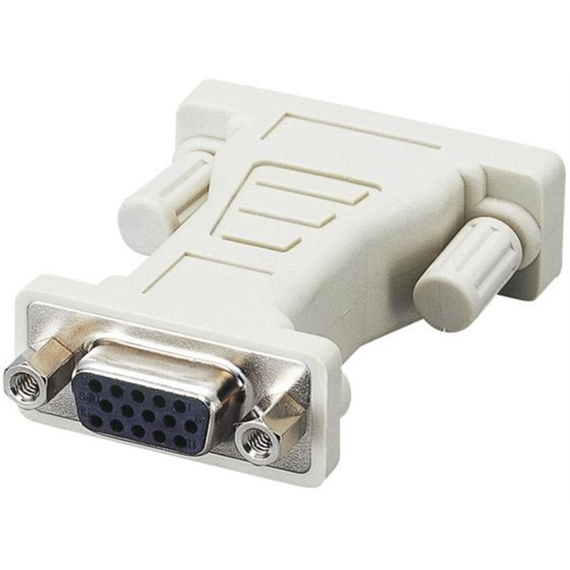 エレコム ディスプレイ変換アダプタ VGA to DVI AD-D15FTDVM 1個（ご注文単位1個）【直送品】