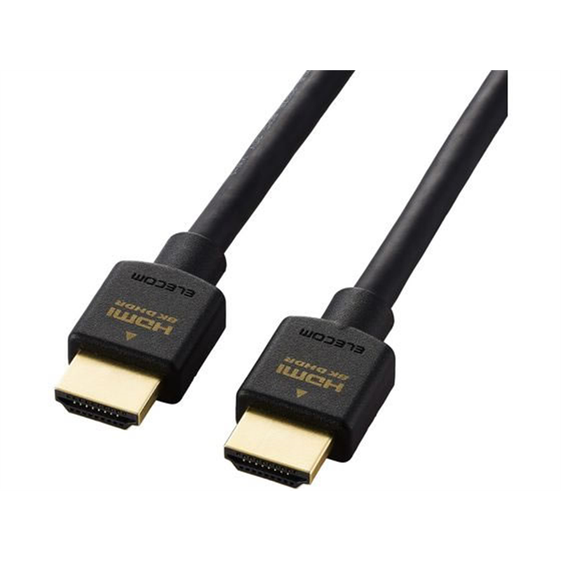 エレコム HDMIケーブル ウルトラハイスピード 1.5m 黒 DH-HD21E15BK2 1個（ご注文単位1個）【直送品】