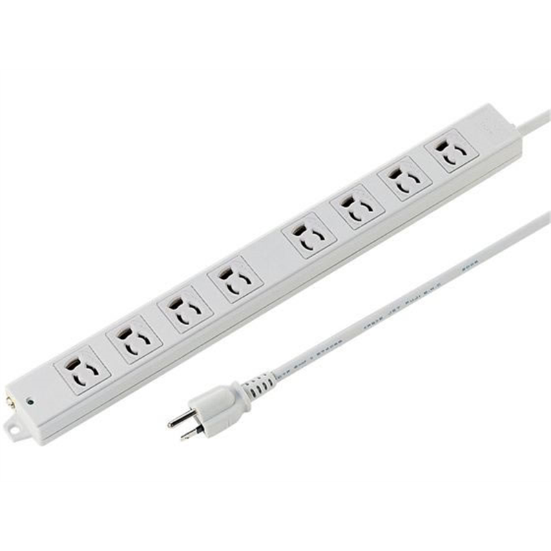 サンワサプライ 工事物件タップ 3P 8個口 3m TAP-KS8-3 1本（ご注文単位1本）【直送品】