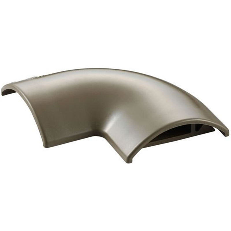 エレコム 配線カバー 曲ガリ LD-GA1207MBR ブラウン LD-GAM27MBR 1個（ご注文単位1個）【直送品】