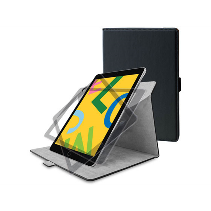 エレコム iPad 10.2 2019 ソフトレザーケース 360度 TB-A19R360BK 1個（ご注文単位1個）【直送品】
