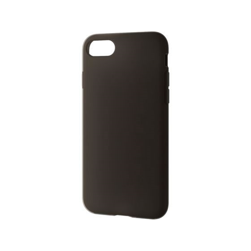 エレコム iPhone SE 第3世代 シリコンケース 抗菌 ブラック 1個（ご注文単位1個）【直送品】