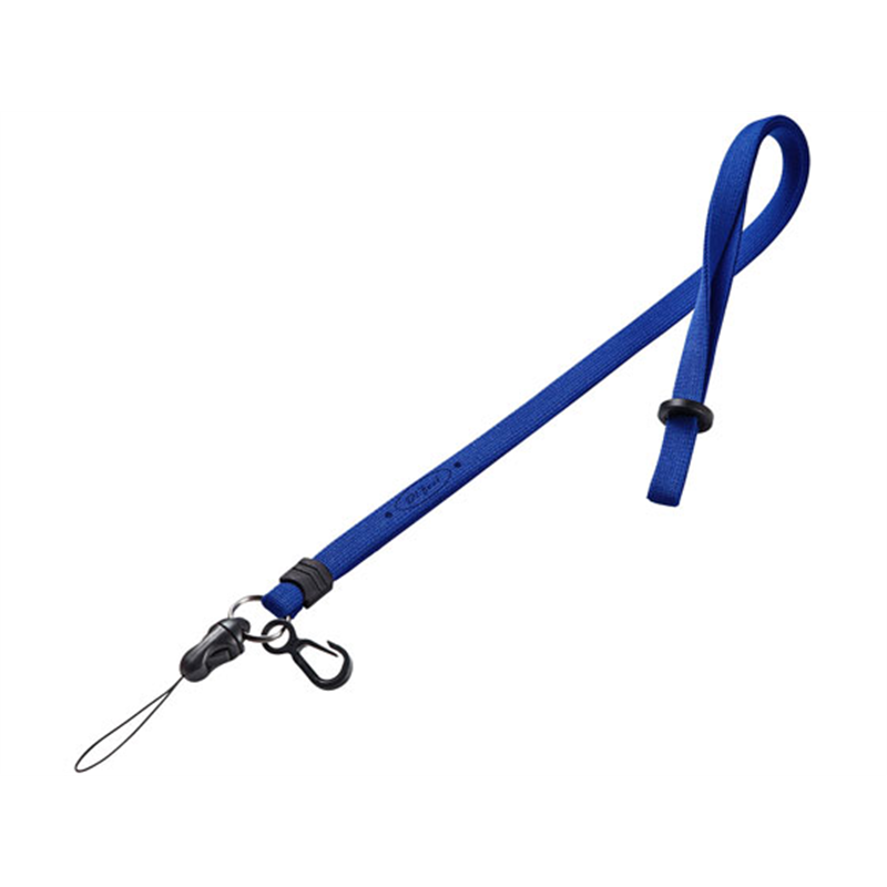 サンワサプライ ネックストラップ 10mm幅・ブルー DG-ST16BL 1個(ご注文単位1個)【直送品】