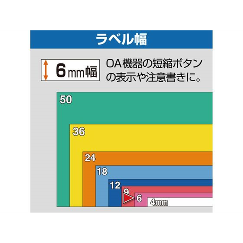キングジム テプラPROテープ 6mm 赤／黒文字 5個 SC6R-5P 1箱（ご注文単位1箱）【直送品】