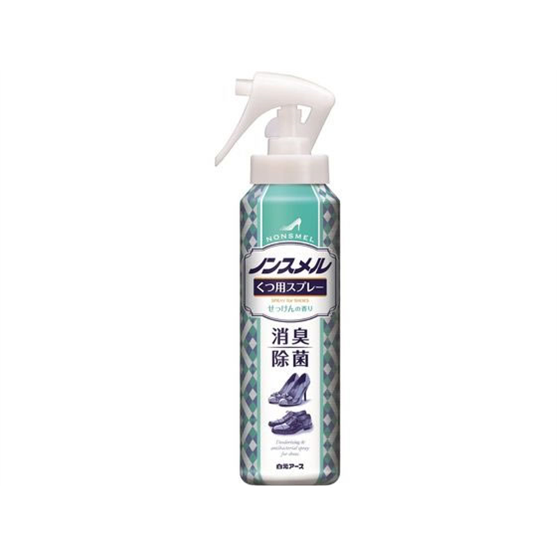 白元アース ノンスメル くつ用スプレー せっけんの香り 145mL 1本（ご注文単位1本）【直送品】