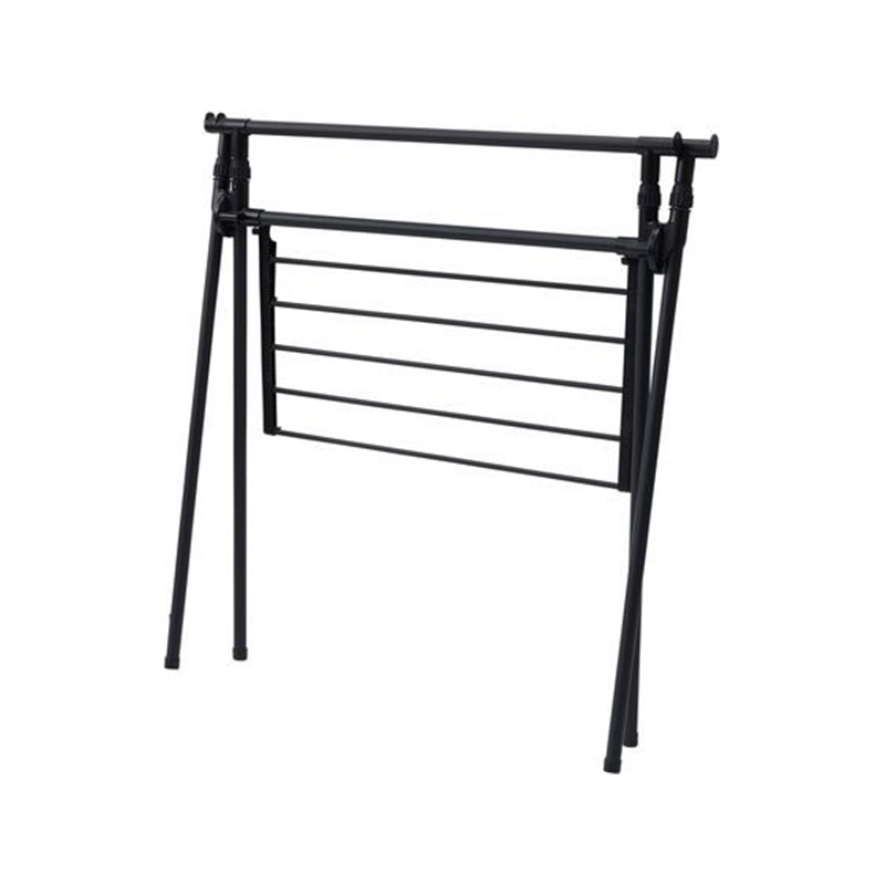 天馬 PORISH ブラック物干し 室内物干し X型 PSBK-04 1台(ご注文単位1台)【直送品】