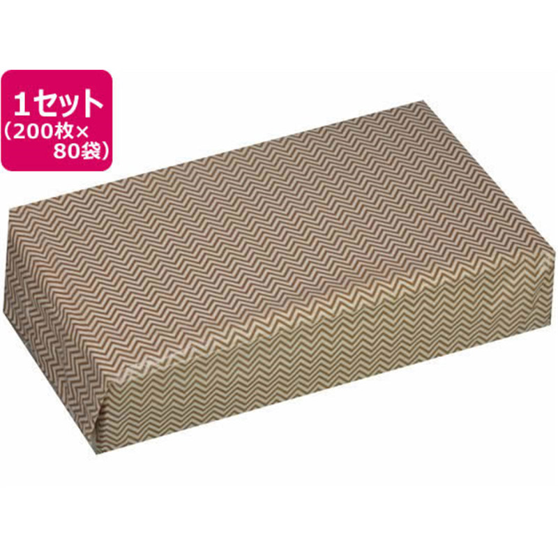 ファーストレイト さらっとペーパータオル レギュラー 200枚×80袋 1ケース（ご注文単位1ケース）【直送品】