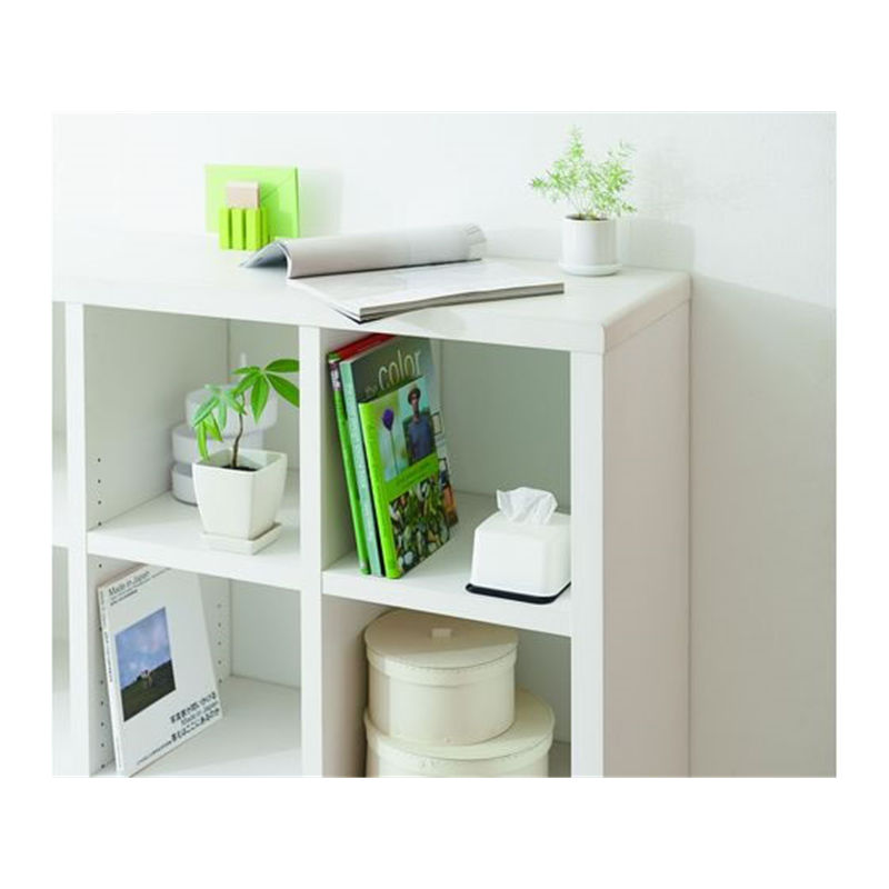 ライクイット ハーフティッシュボックス ホワイト 1個（ご注文単位1個）【直送品】