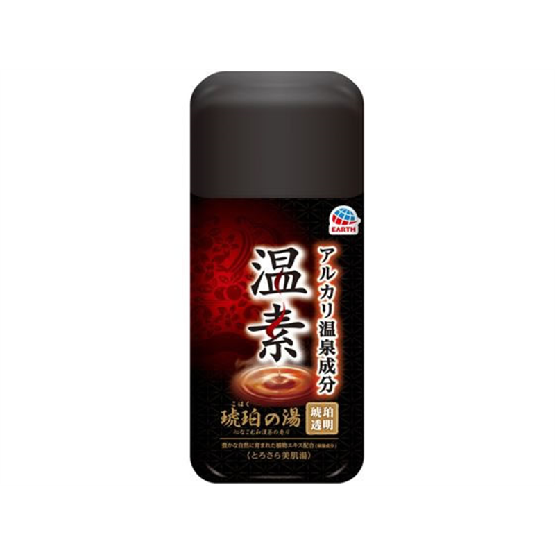 アース製薬 温素 琥珀の湯 600g 1個（ご注文単位1個）【直送品】