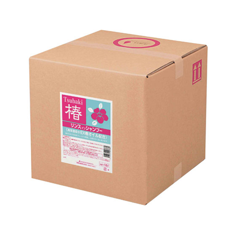熊野油脂 椿 リンスインシャンプー 18L 1箱（ご注文単位1箱）【直送品】