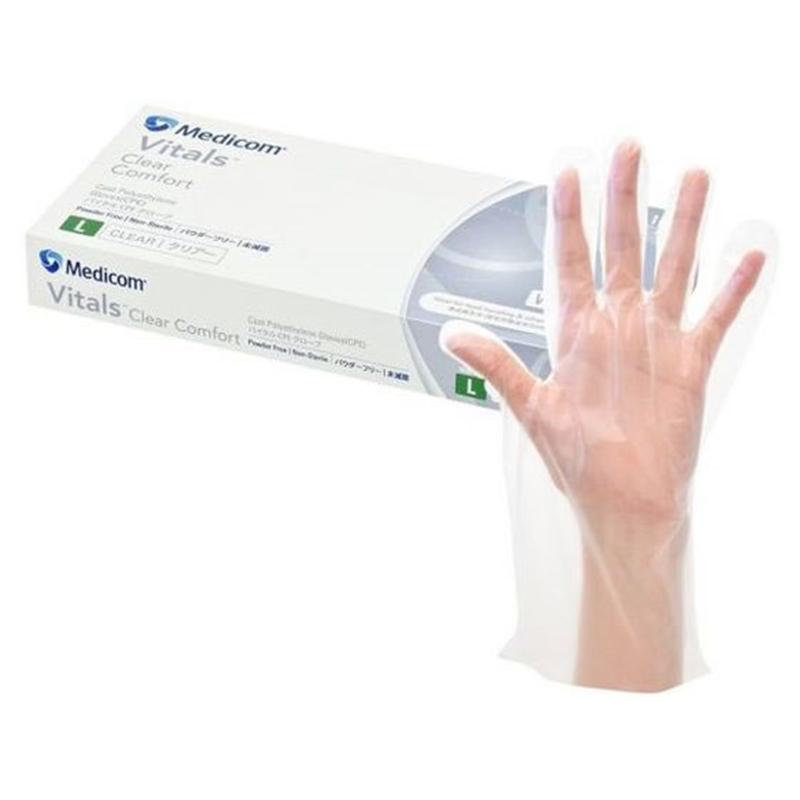 ARメディコム バイタル CPEグローブ L 100枚 VITGC1210D 1箱（ご注文単位1箱）【直送品】