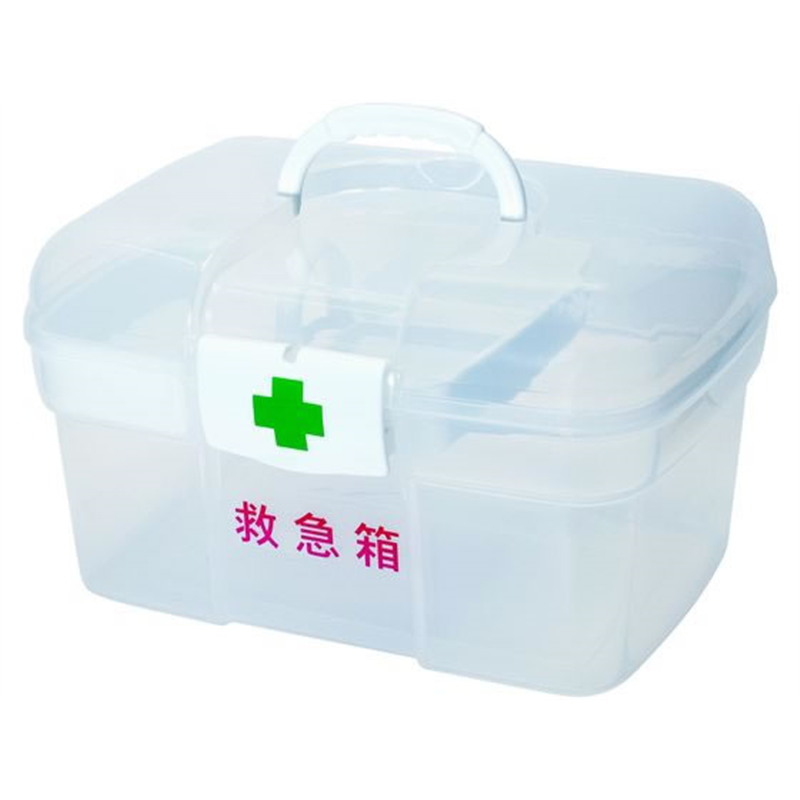 ライクイット キャリング救急箱 クリア 1台（ご注文単位1台）【直送品】