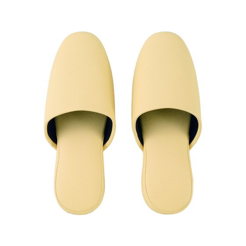 テンダイ 抗菌レザー調ビニールスリッパ Mサイズ ベージュ 571890 1足（ご注文単位1足）【直送品】